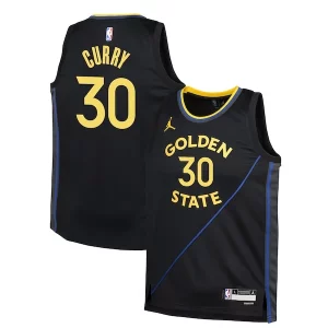 Encantador Stephen Curry Golden State Warriors Jordan Brand Youth Swingman Jersey Statement Edition Navy  para la gran final