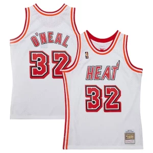 Magnífico Maravilloso Duradero Shaquille O'Neal Miami Heat 2007/08 Hardwood Classics Swingman Jersey White  para la gran final