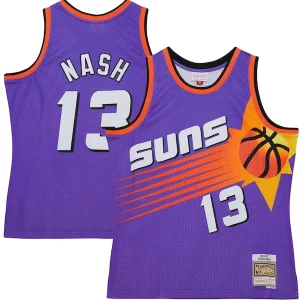 Perfecto Único Comodo Steve Nash Phoenix Suns Hardwood Classics 1996/97 Tropical Swingman Jersey Purple  para la gran final
