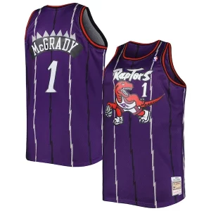Encantador Tracy McGrady Toronto Raptors Big & Tall Hardwood Classics 1998/99 Swingman Jersey Purple  para la gran final