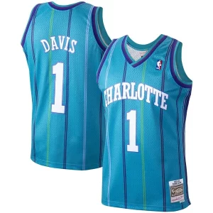 Increíble Comodo Baron Davis Charlotte Hornets 1999/00 Hardwood Classics Swingman Jersey Teal  para la gran final