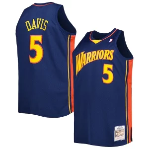 Estupendo Ideal Bonito Baron Davis Golden State Warriors Big & Tall Hardwood Classics 2006/07 Swingman Jersey Navy  para la gran final