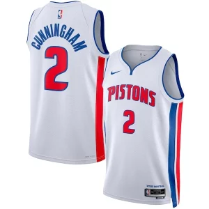 Fantástico Moderno Ideal Cade Cunningham Detroit Pistons Nike Unisex Swingman Jersey Association Edition White/Blue  para la gran final