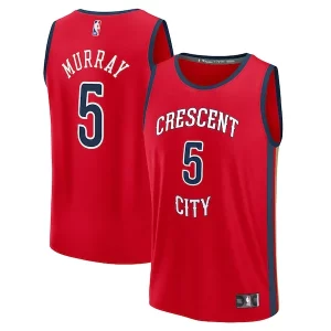Moderno Duradero Atractivo Dejounte Murray New Orleans Pelicans Youth Fast Break Replica Player Jersey Statement Edition Red  para la gran final