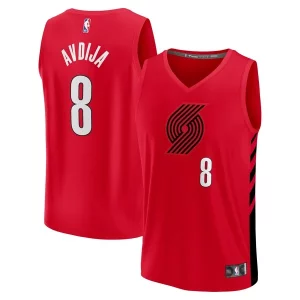 Moderno Práctico Delicioso Deni Avdija Portland Trail Blazers Fast Break Player Jersey Statement Edition Red  para la gran final