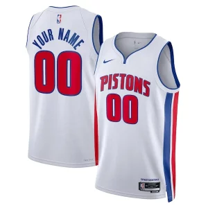 Duradero Fantástico Lujoso Detroit Pistons Nike Unisex Swingman Custom Jersey White Association Edition  para la gran final