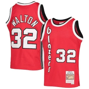 Sofisticado Lujoso Práctico Bill Walton Portland Trail Blazers Youth 1976/77 Hardwood Classics Swingman Jersey Black  para la gran final