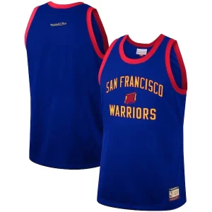 Único Golden State Warriors Hardwood Classics Team Heritage Fashion Jersey Royal  para la gran final