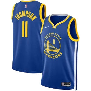 Versátil Klay Thompson Golden State Warriors Nike Unisex Swingman Jersey Icon Edition Royal/White  para la gran final