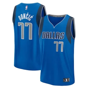 Duradero Versátil Robusto Luka Dončić Dallas Mavericks Fast Break Replica Player Jersey Icon Edition Blue  para la gran final