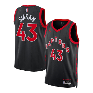 Cool Ideal Pascal Siakam Toronto Raptors Jordan Brand Unisex Swingman Jersey Statement Edition Black  para la gran final
