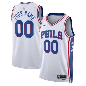 Moderno Duradero Philadelphia 76ers Nike Unisex 2022/23 Swingman Custom Jersey White Association Edition  para la gran final