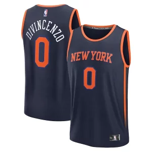 Bonito Robusto Duradero Donte DiVincenzo New York Knicks Fast Break Replica Player Jersey Statement Edition Navy  para la gran final