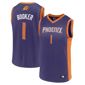 Comodo Genial Men's Devin Booker Purple Phoenix Suns Player Jersey  para la gran final