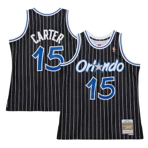 Comodo Magnífico Lujoso Vince Carter Orlando Magic 2009/10 Hardwood Classics Swingman Jersey Black  para la gran final