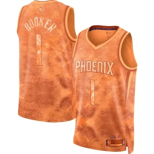 Comodo Robusto Original Devin Booker Phoenix Suns Nike Unisex Select Series Swingman Jersey Orange  para la gran final