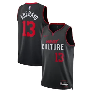 Delicioso Bam Adebayo Miami Heat Nike Unisex 2023/24 Swingman Jersey Black City Edition  para la gran final