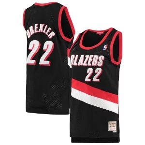 Atractivo Hermoso Magnífico Clyde Drexler Portland Trail Blazers Women's 1991/92 Hardwood Classics Swingman Jersey Black  para la gran final