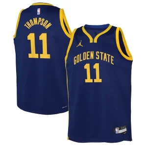 Versátil Klay Thompson Golden State Warriors Jordan Brand Youth Swingman Jersey Statement Edition Blue  para la gran final