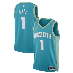 Fantástico LaMelo Ball Charlotte Hornets Jordan Brand Unisex 2023/24 Swingman Jersey Teal City Edition  para la gran final