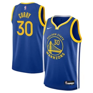 Cool Exquisito Stephen Curry Golden State Warriors Nike Youth Swingman Jersey Icon Edition Royal  para la gran final
