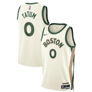 Elegante Maravilloso Jayson Tatum Boston Celtics Nike Unisex 2023/24 Swingman Jersey White City Edition  para la gran final