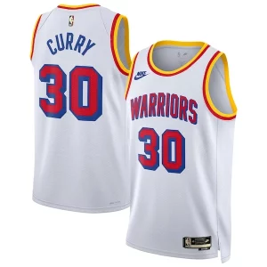 Robusto Fantástico Stephen Curry Golden State Warriors Nike Unisex 2024/25 Swingman Jersey White Classic Edition  para la gran final