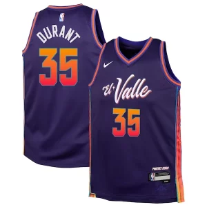 Elegante Kevin Durant Phoenix Suns Nike Youth Swingman Replica Jersey City Edition Purple  para la gran final