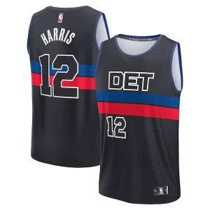 Cool Magnífico Tobias Harris Detroit Pistons Youth Fast Break Player Jersey Statement Edition Black  para la gran final