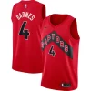 Delicioso Versátil Genial Scottie Barnes Toronto Raptors Nike Youth Swingman Jersey Icon Edition Red/White  para la gran final