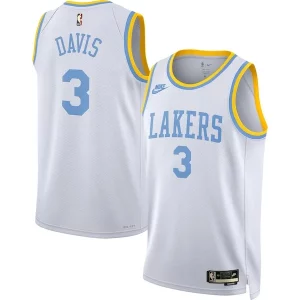 Cool Anthony Davis Los Angeles Lakers Nike Swingman Jersey Classic Edition White  para la gran final