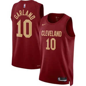 Original Darius Garland Cleveland Cavaliers Nike Unisex Swingman Jersey Icon Edition Wine/White  para la gran final