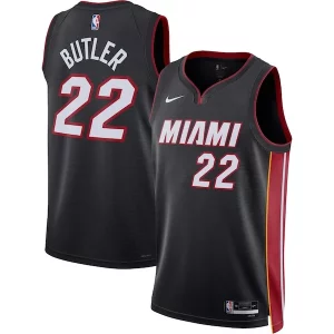 Chulo Lujoso Bonito Jimmy Butler Miami Heat Nike Unisex Swingman Jersey Icon Edition Black  para la gran final