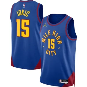 Elegante Nikola Jokic Denver Nuggets Jordan Brand Unisex Swingman Jersey Statement Edition Blue  para la gran final