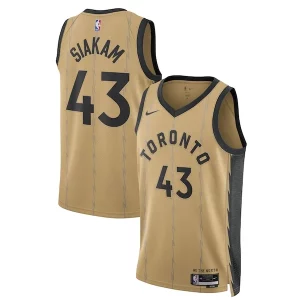 Atractivo Hermoso Pascal Siakam Toronto Raptors Nike Unisex 2023/24 Swingman Jersey Gold City Edition  para la gran final