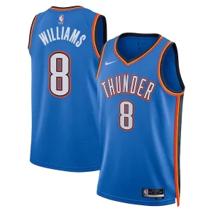 Fantástico Jalen Williams Oklahoma City Thunder Nike Unisex Swingman Replica Jersey Icon Edition Blue  para la gran final