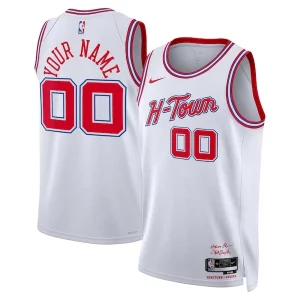Chulo Único Bonito Houston Rockets Nike Unisex 2023/24 Custom Swingman Jersey White City Edition  para la gran final