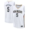 Maravilloso Fantástico Perfecto Dejounte Murray New Orleans Pelicans Fast Break Replica Player Jersey Association Edition White para la gran final