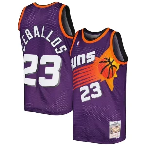 Genial Cedric Ceballos Phoenix Suns 1992/93 Hardwood Classics Swingman Jersey Purple  para la gran final