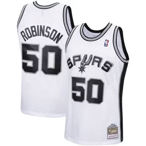 Encantador Hermoso Práctico David Robinson San Antonio Spurs 1998/99 Hardwood Classics Swingman Jersey White  para la gran final
