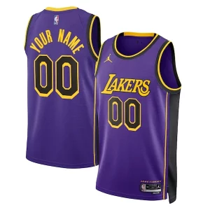 Genial Maravilloso Los Angeles Lakers Jordan Brand Unisex 2022/23 Swingman Custom Jersey Statement Edition Purple  para la gran final