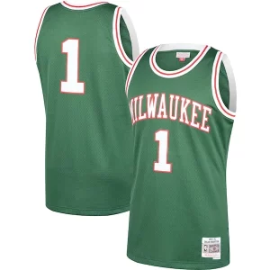 Cool Increíble Delicioso Oscar Robertson Milwaukee Bucks 2001/02 Hardwood Classics Swingman Jersey Green  para la gran final