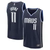 Bonito Encantador Perfecto Kyrie Irving Dallas Mavericks Fast Break Replica Player Jersey Statement Edition Navy para la gran final