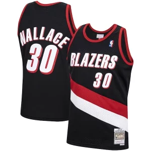 Exquisito Rasheed Wallace Portland Trail Blazers 1999/00 Hardwood Classics Swingman Jersey Black  para la gran final