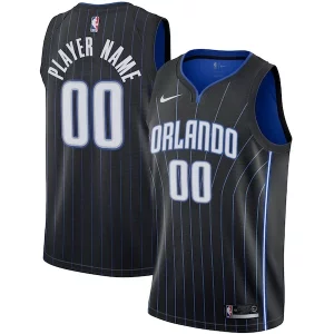 Práctico Ideal Orlando Magic Nike 2020/21 Swingman Custom Jersey Icon Edition Black/White  para la gran final