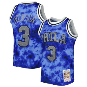 Sofisticado Allen Iverson Philadelphia 76ers 1996/97 Galaxy Swingman Jersey Royal  para la gran final