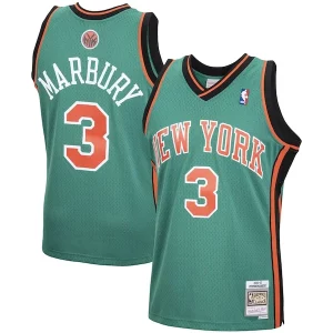 Exquisito Stephon Marbury New York Knicks 2001/02 Hardwood Classics Swingman Jersey Green  para la gran final