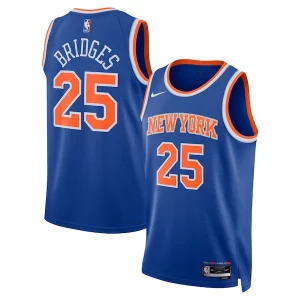 Lujoso Mikal Bridges New York Knicks Nike Unisex 2024 Offseason Addition Nike Swingman Jersey Blue  para la gran final