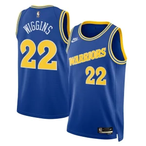 Hermoso Andrew Wiggins Golden State Warriors Nike Swingman Jersey Classic Edition Blue  para la gran final