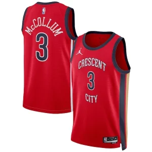 Robusto Fácil de llevar Delicioso CJ McCollum New Orleans Pelicans Jordan Brand Unisex Swingman Jersey Statement Edition Red  para la gran final